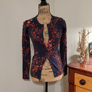 Floral Crew Neck Cardigan by A New Day